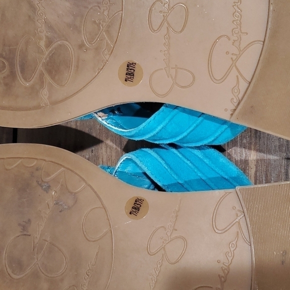 Jessica Simpson Womens Jumba thong flip flop flats sandals sz 7.5B - Picture 8 of 12